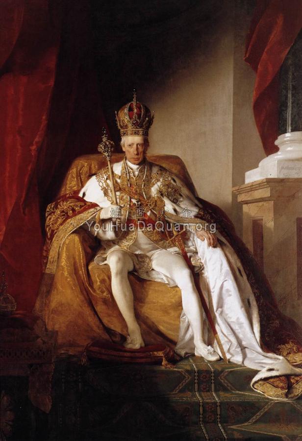 Emperor Franz I of Austria in his Coronation Robes - 费德里奇·冯·阿莫林